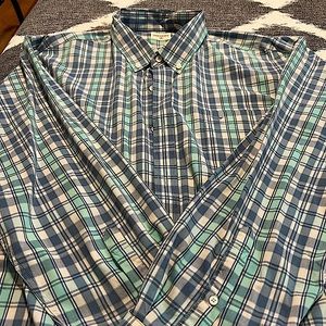 Mens DOCKERS Button-down Checkered print Shirt, XXL